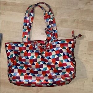 Kate Spade Multicolor Prism Colorful Geometric Tote Bag